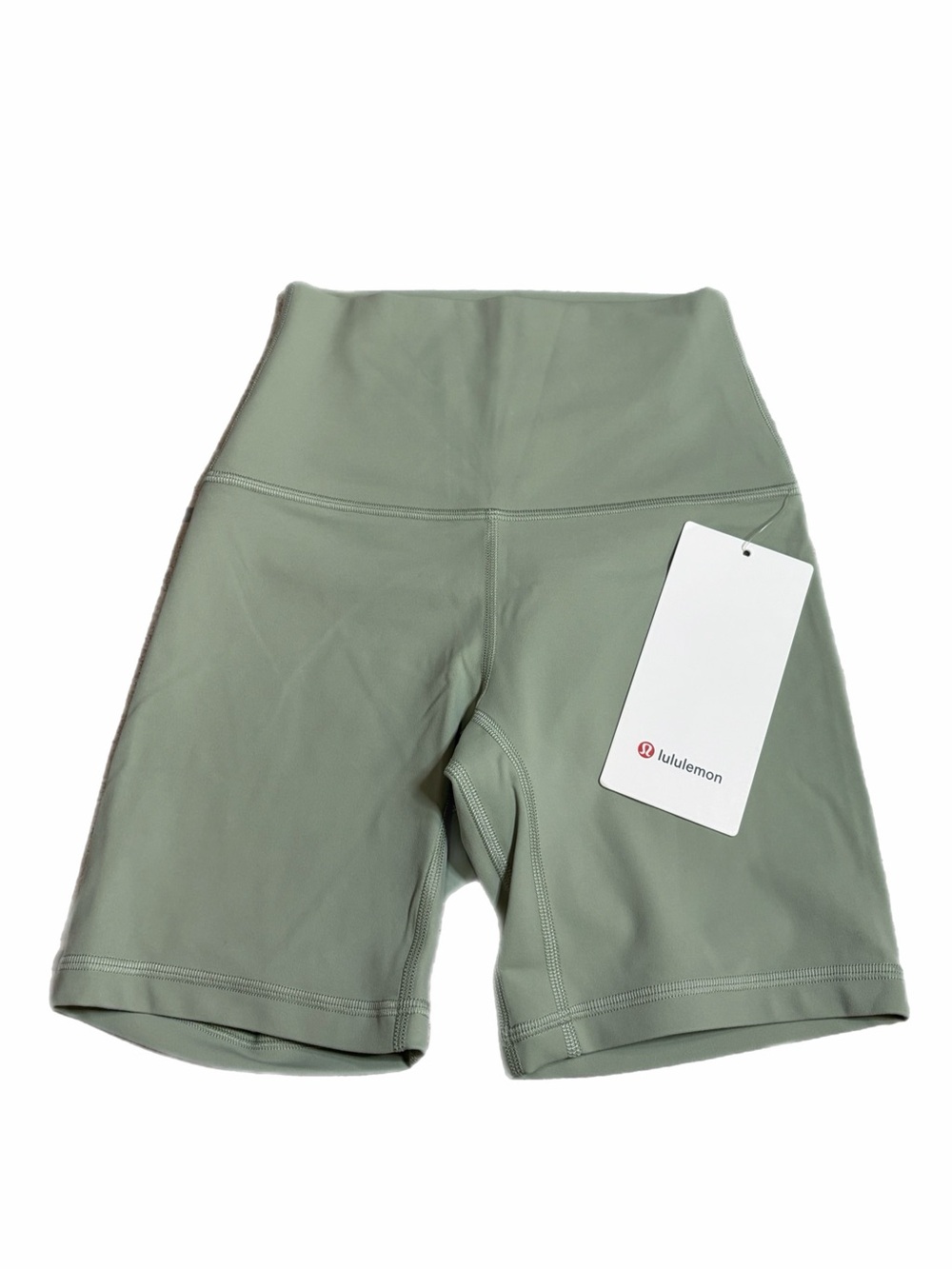 NWT Lululemon Align High-Rise Short 6” (Fog Green) Size 2
